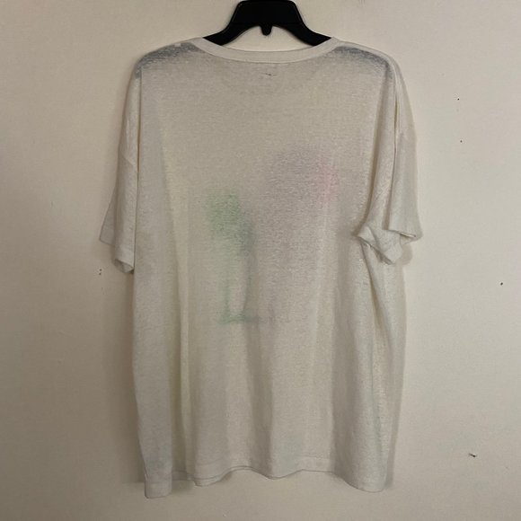 NEW Aerie Linen Breezy Boyfriend T-Shirt L - Picture 7 of 10